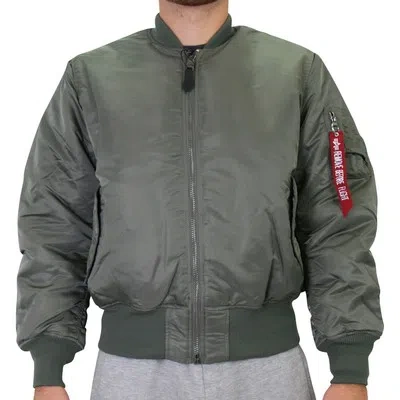 ALPHA INDUSTRIES ALPHA INDUSTRIES MA-1 BOMBERJACKE HERREN VINTAGE GREEN 100101 432