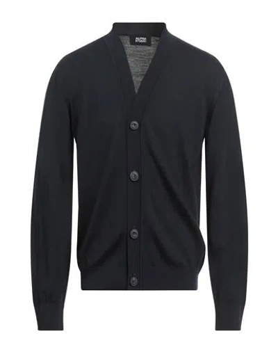 ALPHA STUDIO ALPHA STUDIO MAN CARDIGAN MIDNIGHT BLUE SIZE 48 MERINO WOOL