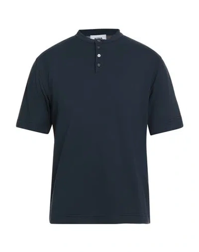 ALPHA STUDIO ALPHA STUDIO MAN T-SHIRT MIDNIGHT BLUE SIZE 40 COTTON, ELASTANE