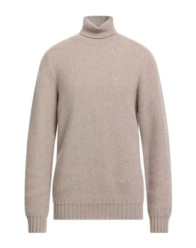 ALPHA STUDIO ALPHA STUDIO MAN TURTLENECK BEIGE SIZE 44 CASHMERE