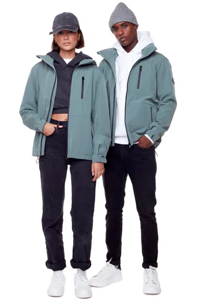 ALPINE NORTH CARMACKS UNISEX (RECYCLED) MIDWEIGHT RAIN SHELL JACKET