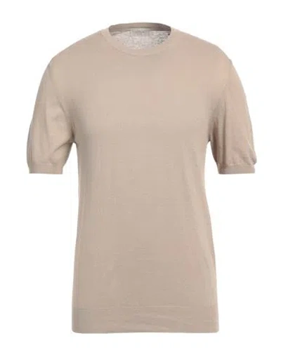 ALTEA ALTEA MAN SWEATER BEIGE SIZE XL LINEN, COTTON