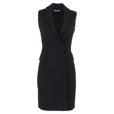 ALTUZARRA BLAZER MINI DRESS IN BLACK POLYESTER