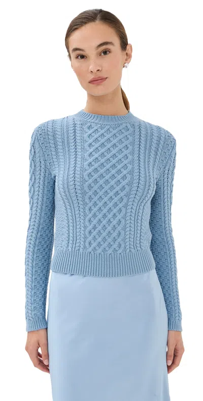 ALTUZARRA CABBIE SWEATER ASH BLUE