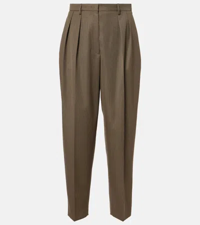 ALTUZARRA EMMETT VIRGIN WOOL STRAIGHT PANTS