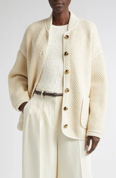ALTUZARRA ALTUZARRA GUS HONEYCOMB KNIT SWEATER JACKET