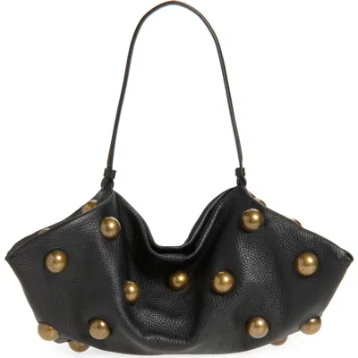 ALTUZARRA ALTUZARRA ORIGAMI STUD LEATHER EAST/WEST SHOULDER BAG