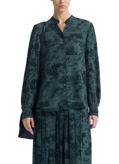 ALTUZARRA PATSY PRINTED TOP IN ROSEMARY