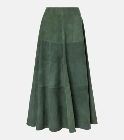 ALTUZARRA VARDA SUEDE MIDI SKIRT