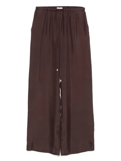 ALYSI SILK TROUSERS