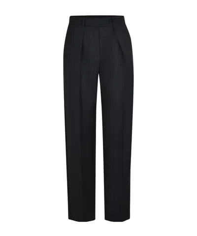 ALYSI ALYSI STRAIGHT LEG PLEATED TROUSERS