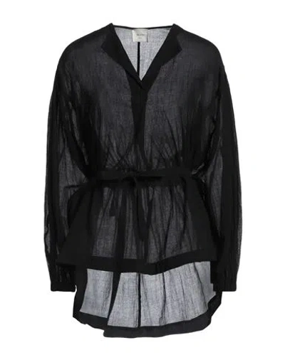 ALYSI ALYSI WOMAN TOP BLACK SIZE 6 COTTON