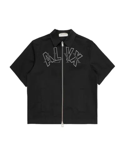ALYX LOGO SHORT-SLEEVE ZIP SHIRT