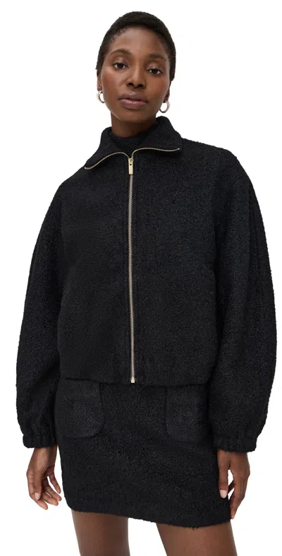 AMANDA UPRICHARD COMO BOMBER JACKET BLACK