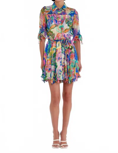 AMANDA UPRICHARD SAVANNAH DRESS IN FLEETWOOD PRINT