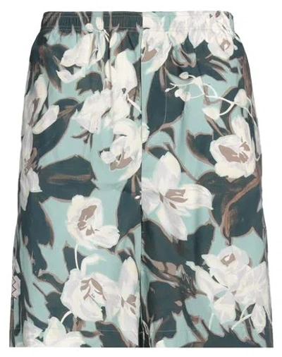 AMARANTO AMARANTO MAN SHORTS & BERMUDA SHORTS SKY BLUE SIZE 32 COTTON