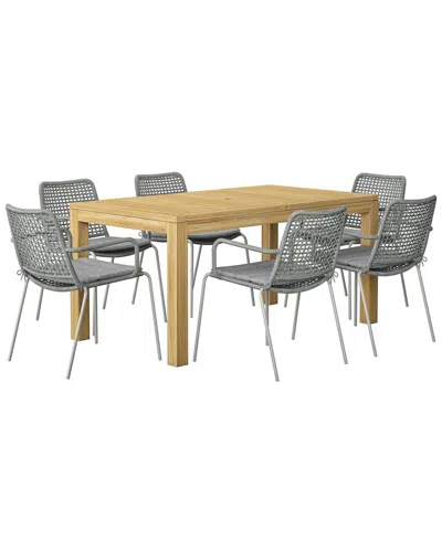 AMAZONIA AMAZONIA 7PC RECTANGULAR PATIO DINING SET