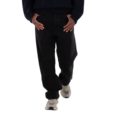 AMBUSH AMBUSH BLACK WAIST DETAIL COTTON DENIM JEANS