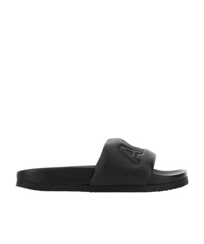 AMBUSH AMBUSH LOGO EMBOSSED PADDED SLIDES