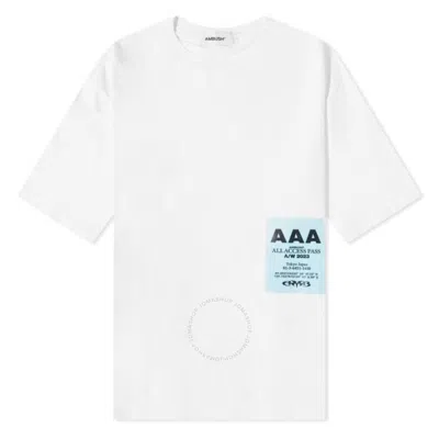 AMBUSH AMBUSH PASS PRINT COTTON JERSEY T-SHIRT