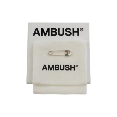 AMBUSH AMBUSH SMALL SAFETY PIN EARRINGS 'SILVER'