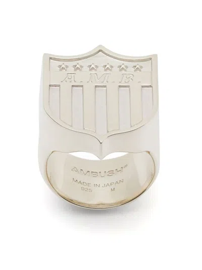 AMBUSH VARSITY SHIELD RING