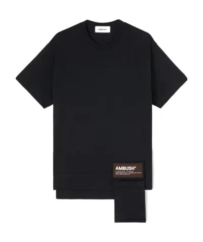 AMBUSH AMBUSH LOGO PATCH CREWNECK T-SHIRT