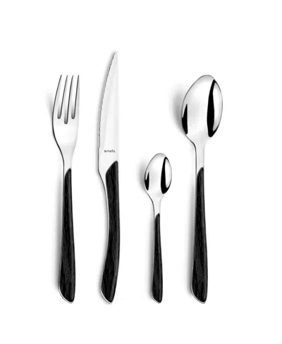 AMEFA ECLAT NATURE 24-PIECE FLATWARE SET