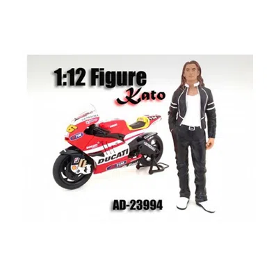 AMERICAN DIORAMA BIKER KATO FIGURE FIGURE FOR 1-12 SCALE MOTORCYCLES