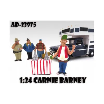 AMERICAN DIORAMA CARNIE BARNEY TRAILER PARK FIGURE FOR 1-24 SCALE DIECAST MODEL CARS