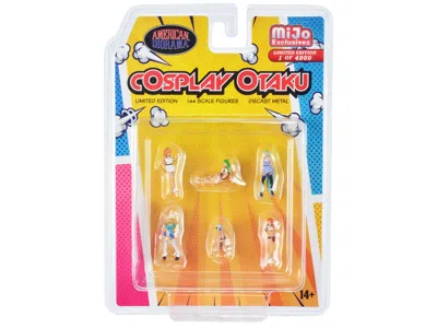 AMERICAN DIORAMA COSPLAY OTAKU 6 PIECE DIECAST FIGURE SET LIMITED EDITION TO 4800 PIECES WORLDWIDE FOR 1/64 SCALE MOD