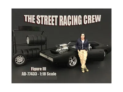 AMERICAN DIORAMA THE STREET RACING CREW FIGURE III FOR 1:18 SCALE MODELS BY AMERICAN DIORAMA