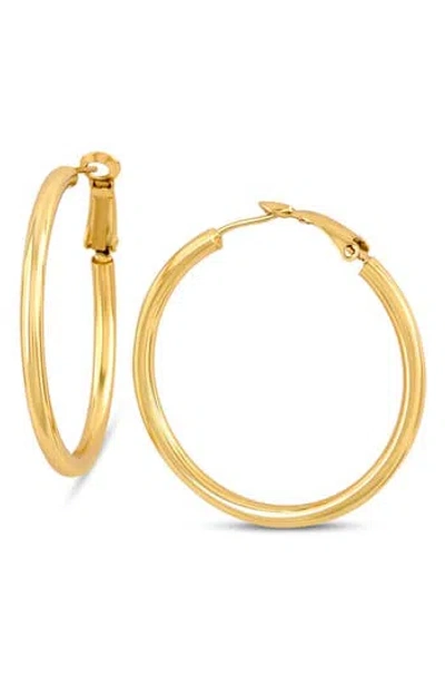 AMERICAN EXCHANGE AMERICAN EXCHANGE SLIM HOOP EARRINGS