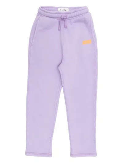 AMERICAN VINTAGE LOGO-PRINT TRACK PANTS