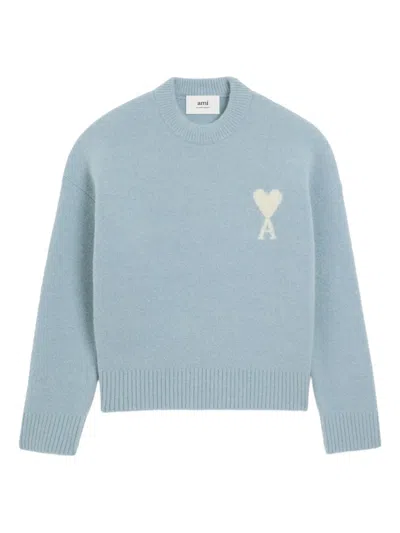 AMI ALEXANDRE MATTIUSSI AMI DE COEUR CREW-NECK SWEATER