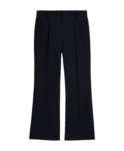 AMI ALEXANDRE MATTIUSSI AMI MID-RISE FLARED TROUSERS