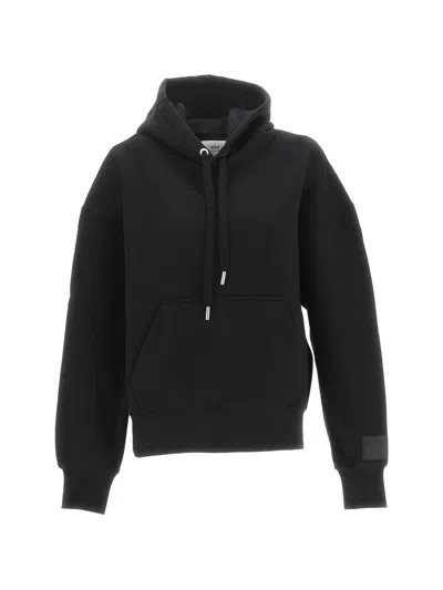 AMI ALEXANDRE MATTIUSSI AMI PARIS LONG-SLEEVED DRAWSTRING HOODIE