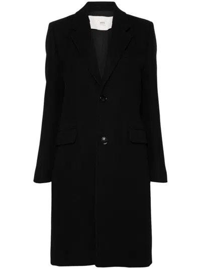 AMI ALEXANDRE MATTIUSSI AMI PARIS WOOL SINGLE-BREASTED COAT