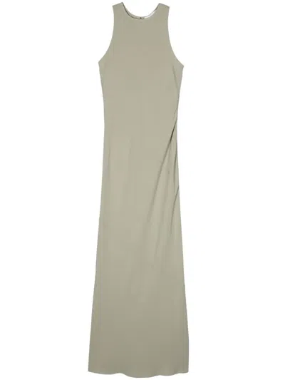 AMI ALEXANDRE MATTIUSSI BIAS-CUT MAXI DRESS