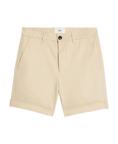 AMI ALEXANDRE MATTIUSSI AMI ABOVE-KNEE CHINO SHORTS