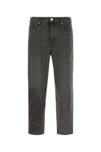 AMI ALEXANDRE MATTIUSSI CHARCOAL DENIM JEANS