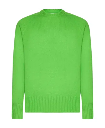 AMI ALEXANDRE MATTIUSSI KNITTED CREW-NECK JUMPER