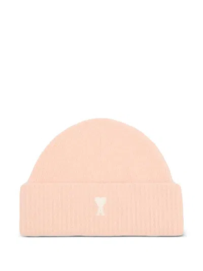 AMI ALEXANDRE MATTIUSSI STRIPED AMI DE COEUR BEANIE