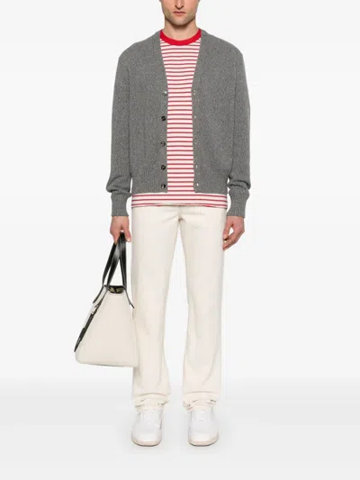 AMI ALEXANDRE MATTIUSSI LOGO-PATCH JEANS