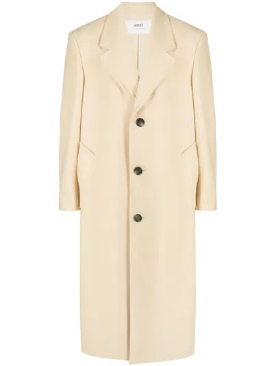 AMI ALEXANDRE MATTIUSSI SINGLE-BREASTED COAT