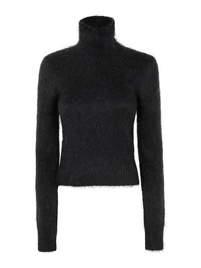 AMI ALEXANDRE MATTIUSSI SLIM BRUSHED SWEATER