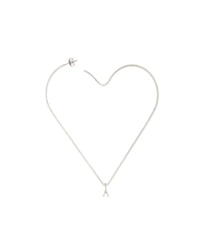 AMI ALEXANDRE MATTIUSSI X ALAN CROCETTI HEART-MOTIF SINGLE EARRING