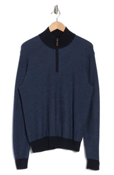 AMICALE AMICALE FEEDER STRIPE PIQUÉ SWEATER