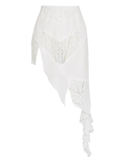 AMIR SLAMA ASYMMETRIC SKIRT