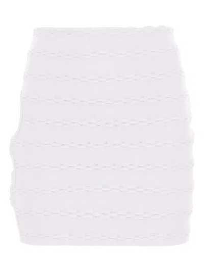 AMIR SLAMA CUT OUT-DETAIL MINI SKIRT